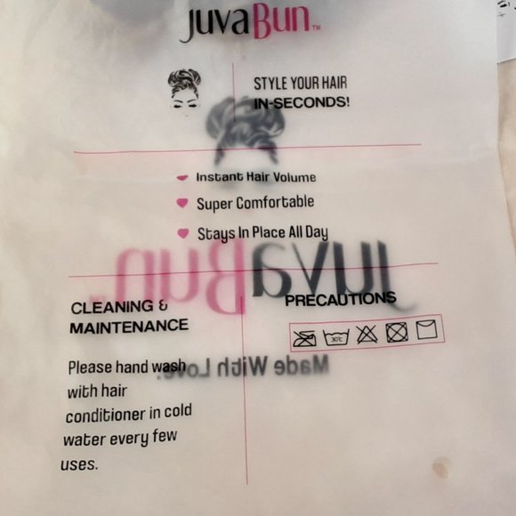 'JUVA~BUN' HAIR WRAP STYLE 'MESSY BUN' - Picture 7 of 16